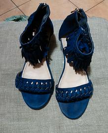 scarpe blu eleganti 