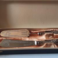 Set paletta e coltello argento da portata