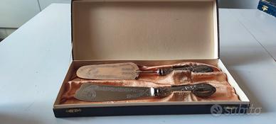Set paletta e coltello argento da portata