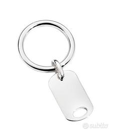 Portachiavi Tag Dodo con piastra in argento 925