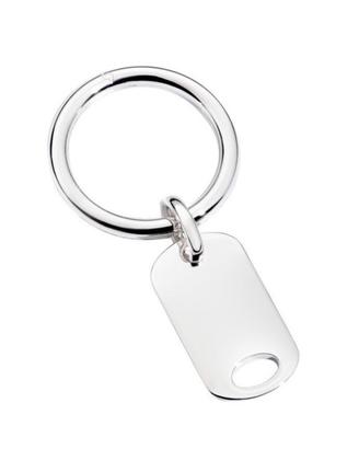Portachiavi Tag Dodo con piastra in argento 925