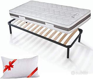 rete e materasso singolo ortopedico