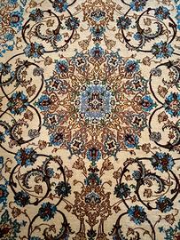 Tappeto persiano Isfahan trama seta