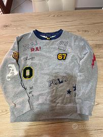 Felpa Grigia bimbo Ralph de Lauren