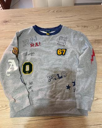 Felpa Grigia bimbo Ralph de Lauren