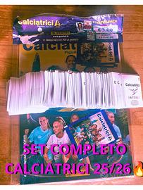 SET COMPLETO + Album CALCIATRICI 25-26 panini