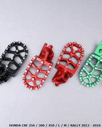 Poggiapiedi per HONDA CRF 250 300 450 2013 - 2024