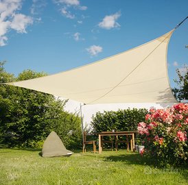 Tenda a vela ombreggiante rettangolare 5x4m
