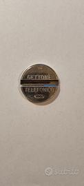 Gettone Telefonico Sip In Argento 