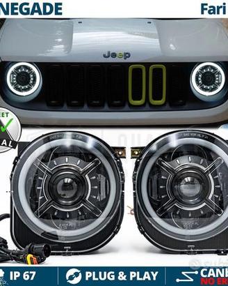 FARI Anteriori Full LED Per Jeep RENEGADE Omologat