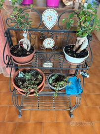 Portavasi a Tre Piani Richiudibile