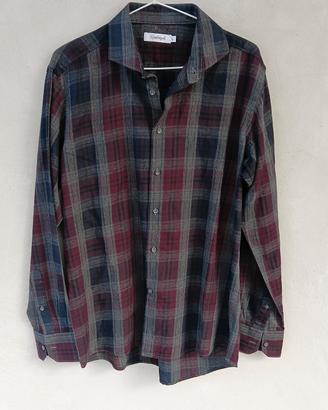 Camicia uomo Conbipel, tg L, a quadri, cotone