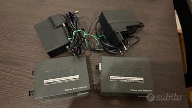 Media converter gigabit PoE, Planet GTP-805A, copp