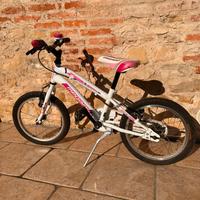 Bicicletta ruote 16” telaio in acciaio