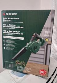 Soffiatore a Batteria 20v Parkside NUOVO GARANZIA