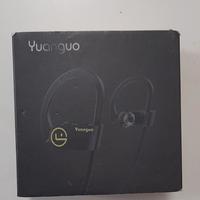 Auricolari bluetooth Yuanguo con scatola e manuale