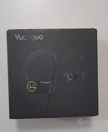 Auricolari bluetooth Yuanguo con scatola e manuale
