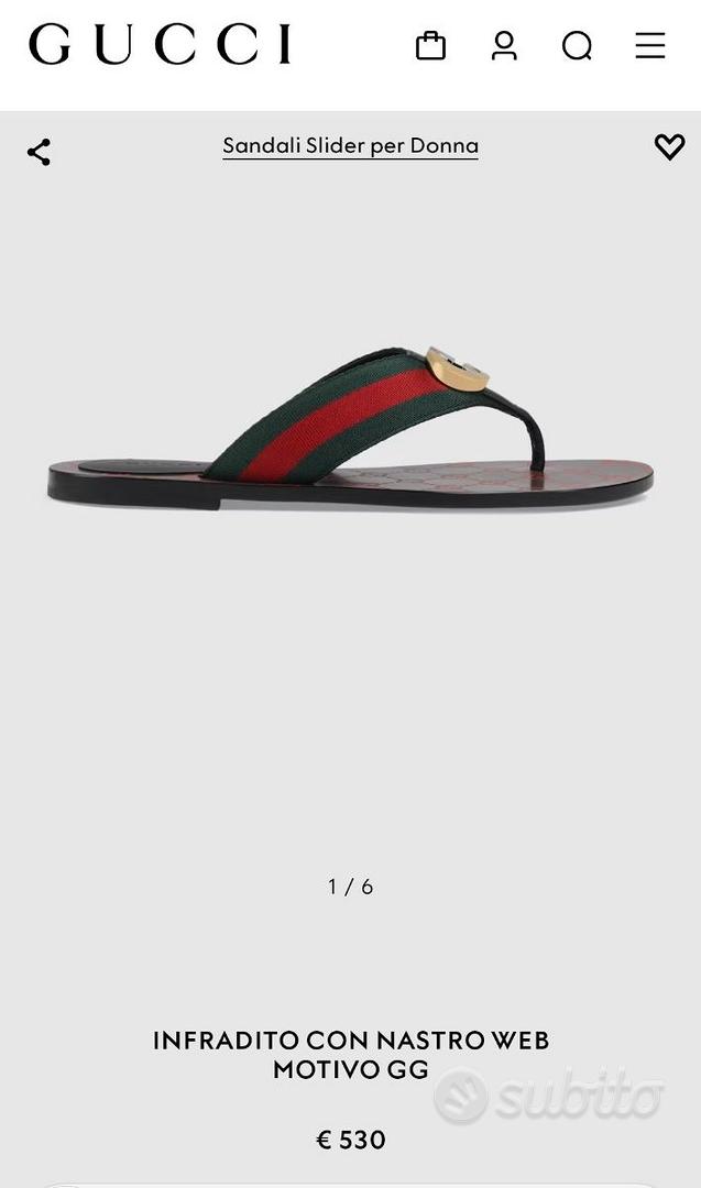 Sandali hot sale infradito gucci