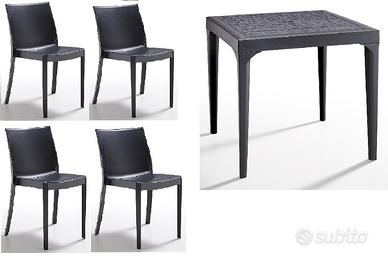 Sedie e Tavoli Cod85E Per Esterno Bar Ristorante