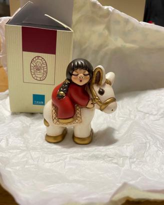 Presepe Thun Bimba su asinello