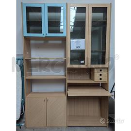 PARETE LIBRERIA ATTREZZATA CON SCRIVANIA