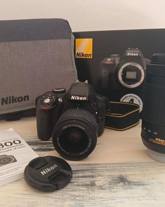 Kit Nikon D3300 + AF-P 18-55mm + AF-P 70-300mm