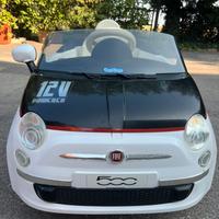 Auto elettrica fiat 500 per bambini