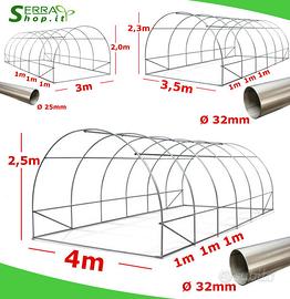 Struttura arco tunnel serra copertura acciaio box