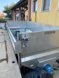 tramoggia - vasca inox per scarico uva