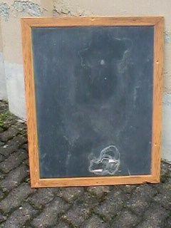 Carta murale rilievo e Lavagna scolastica Vintage