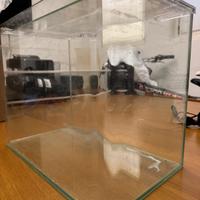 Acquario Blau Cubic 13l +filtro +led +mangiatoia