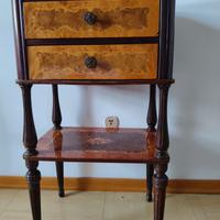 Tavolino d'epoca in radica 