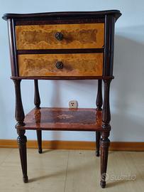 Tavolino d'epoca in radica 