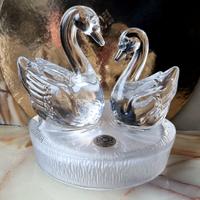Statuetta Fedeltà del cigno di cristallo