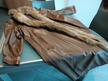 Cappotto in pelle