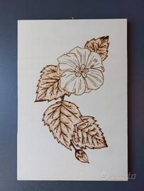 quadretto fiore di  ibisco
