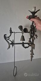 applique artistica in bronzo con campanelli 