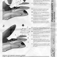 Piastra fissaggio bauletti Shad Piaggio Liberty