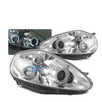 FARI OCCHI ANGEL FIAT GRANDE PUNTO 05-08 CROMATI