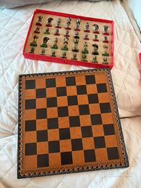 Scacchiera in cuoio