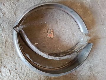parafango cromato acciaio inox moto epoca cross or