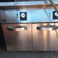 friggitrice professionale doppia vasca fagor a gas