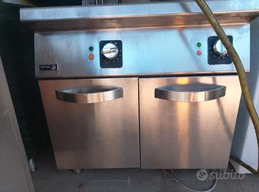 friggitrice professionale doppia vasca fagor a gas