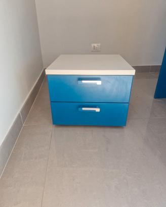Letto singolo + comodino cameretta colombini