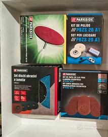 set di 4 confezioni materiale per levigatrice