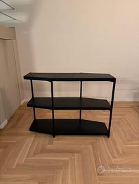 Calligaris Hangar libreria bassa nero 113 cm