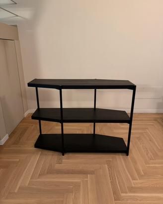 Calligaris Hangar libreria bassa nero 113 cm