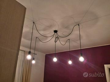 Lampadario a 5 sospensioni