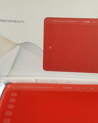 Tavoletta grafica rossa