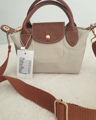 mini borsa a tracolla nuova con cartellino 